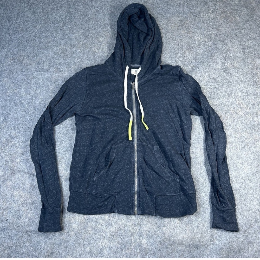 Sundry Dark Blue Hoodie with Zip